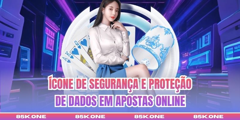 Ícone de segurança e proteção de dados em apostas online